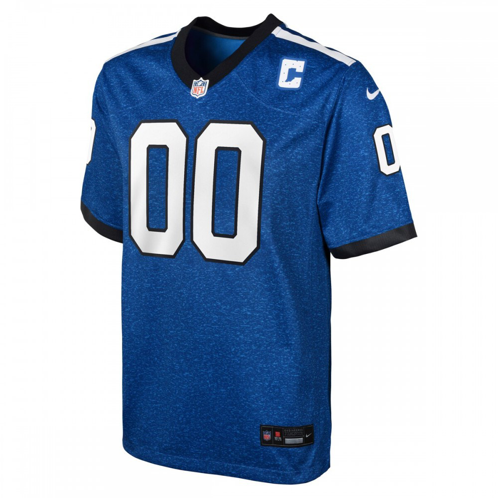Indianapolis Colts Nike Youth Indiana Nights Alternate Custom Game Jersey - Blue-GridironStore